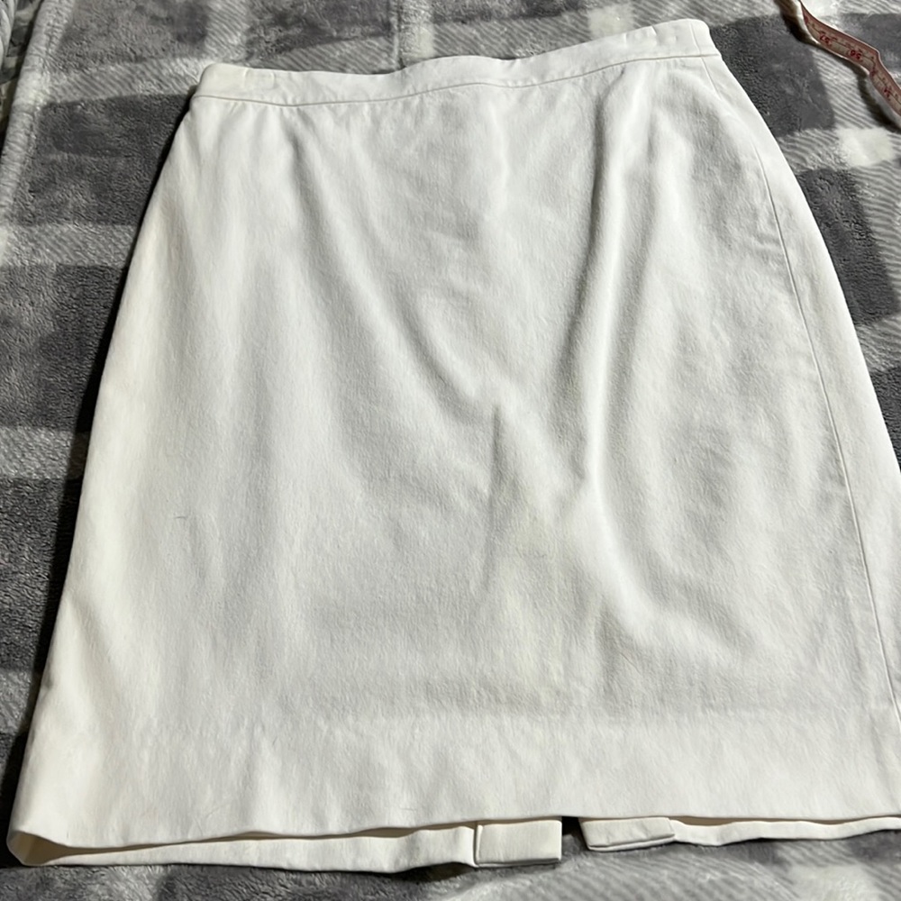 J. Crew cream No. 2  Pencil skirt